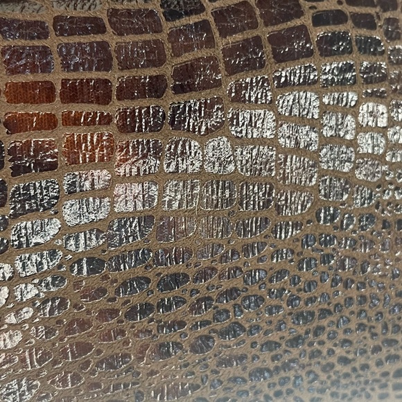 GII NWT brown black reptile print cold weather driving dress contemporary gloves - Picture 12 of 12